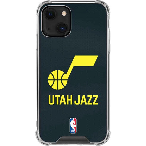 NBA Utah Jazz Team Jersey iPhone 15 Plus Clear Case