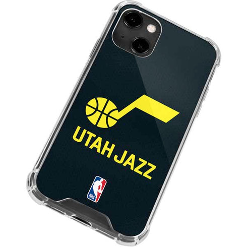 NBA Utah Jazz Team Jersey iPhone 15 Plus Clear Case