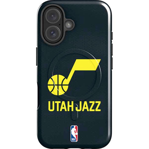 NBA Utah Jazz Team Jersey iPhone 16 Magsafe Impact Case
