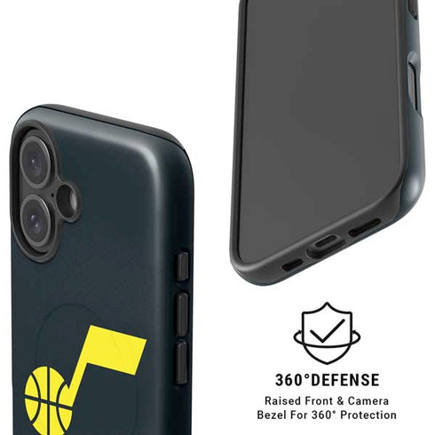 NBA Utah Jazz Team Jersey iPhone 16 Magsafe Impact Case