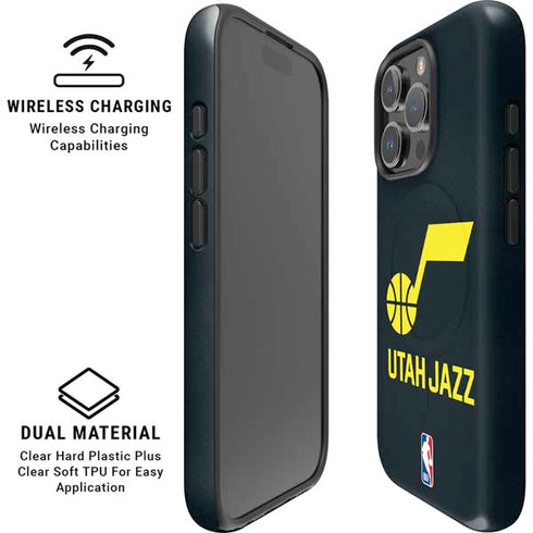 NBA Utah Jazz Team Jersey iPhone 16 Pro Max Magsafe Impact Case