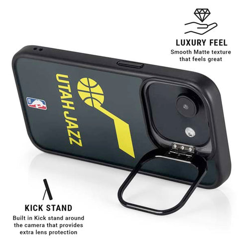 NBA Utah Jazz Team Jersey iPhone 16e Kickstand Case