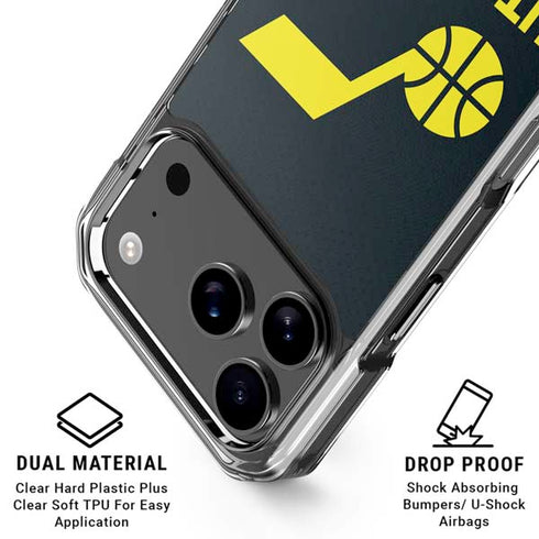 NBA Utah Jazz Team Jersey iPhone 18 Pro Clear Case