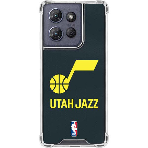 NBA Utah Jazz Team Jersey Moto G 5G (2025) Clear Case