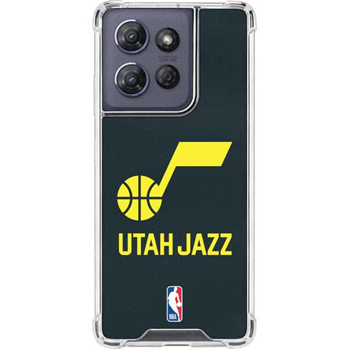 NBA Utah Jazz Team Jersey Moto G Power 5G (2025) Clear Case