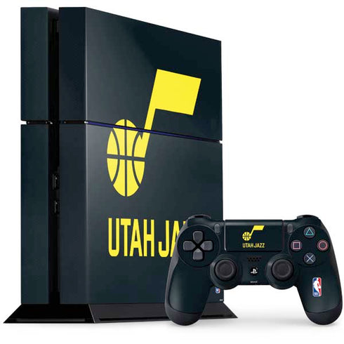 NBA Utah Jazz Team Jersey PS4 Console and Controller Bundle Skin