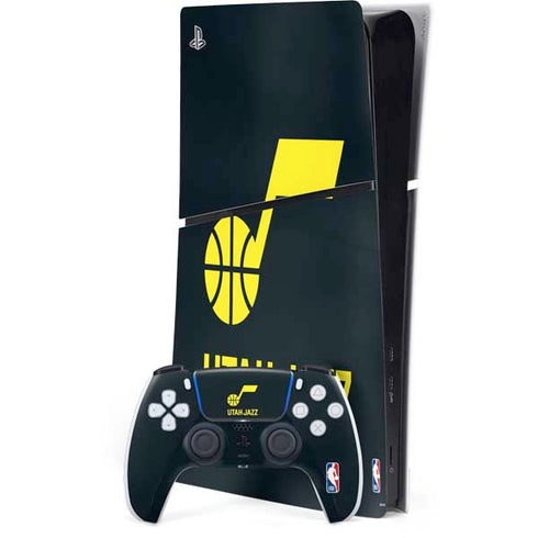 NBA Utah Jazz Team Jersey PS5 Slim Digital Edition Bundle Skin