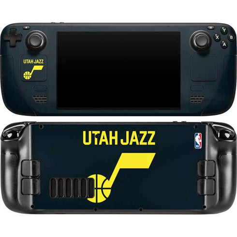 NBA Utah Jazz Team Jersey Steam Deck Handheld Gaming Computer OLED Skin