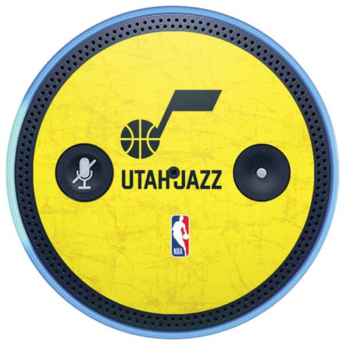 NBA Utah Jazz Yellow Texture Amazon Echo Skin