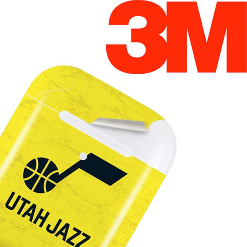 NBA Utah Jazz Yellow Texture Apple AirPods 2 Skin