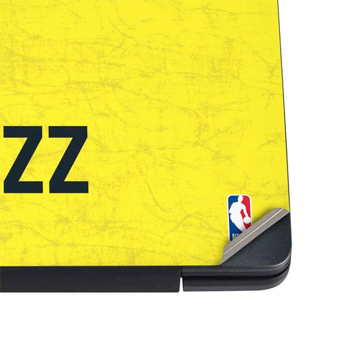 NBA Utah Jazz Yellow Texture Dell Vostro Skin