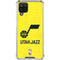 NBA Utah Jazz Yellow Texture Galaxy A12 Clear Case