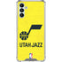 NBA Utah Jazz Yellow Texture Galaxy A13 5G Clear Case