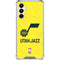 NBA Utah Jazz Yellow Texture Galaxy A16 5G Clear Case