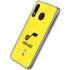NBA Utah Jazz Yellow Texture Galaxy A20 Clear Case