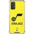 NBA Utah Jazz Yellow Texture Galaxy A32 5G Clear Case