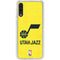 NBA Utah Jazz Yellow Texture Galaxy A50 Clear Case