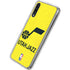 NBA Utah Jazz Yellow Texture Galaxy A50 Clear Case