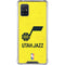 NBA Utah Jazz Yellow Texture Galaxy A51 5G Clear Case