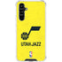 NBA Utah Jazz Yellow Texture Galaxy A54 5G Clear Case