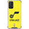 NBA Utah Jazz Yellow Texture Galaxy A72 5G Clear Case