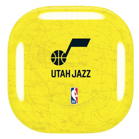 NBA Utah Jazz Yellow Texture Galaxy Buds Live Skin