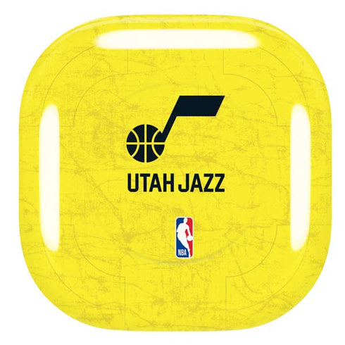 NBA Utah Jazz Yellow Texture Galaxy Buds Pro Skin