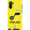 NBA Utah Jazz Yellow Texture Galaxy Note 10 Pro Case