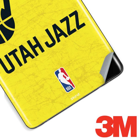 NBA Utah Jazz Yellow Texture Galaxy Note 8 Skin