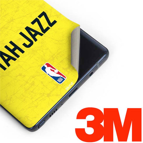NBA Utah Jazz Yellow Texture Galaxy Note 9 Skin