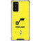 NBA Utah Jazz Yellow Texture Galaxy Note20 5G Clear Case