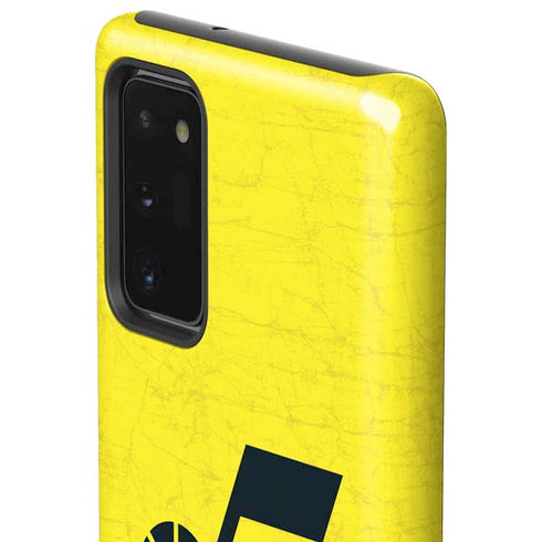 NBA Utah Jazz Yellow Texture Galaxy Note20 5G Pro Case
