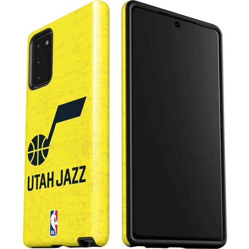 NBA Utah Jazz Yellow Texture Galaxy Note20 5G Pro Case