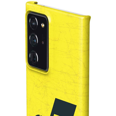 NBA Utah Jazz Yellow Texture Galaxy Note20 Ultra 5G Lite Case