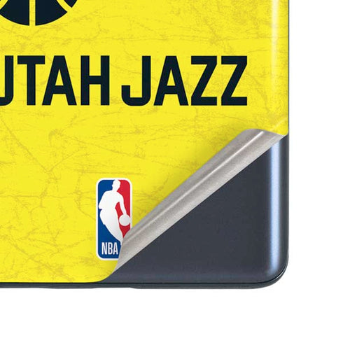 NBA Utah Jazz Yellow Texture Galaxy S20 Fan Edition Skin