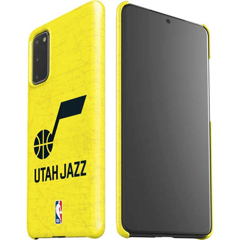 NBA Utah Jazz Yellow Texture Galaxy S20 Lite Case