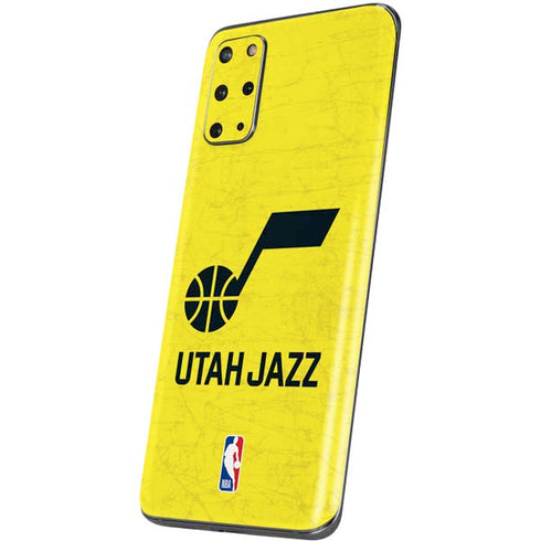 NBA Utah Jazz Yellow Texture Galaxy S20 Plus Skin