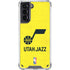 NBA Utah Jazz Yellow Texture Galaxy S21 5G Clear Case