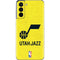 NBA Utah Jazz Yellow Texture Galaxy S21 5G Skin