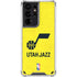 NBA Utah Jazz Yellow Texture Galaxy S21 Ultra 5G Clear Case