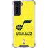NBA Utah Jazz Yellow Texture Galaxy S22 Clear Case