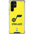 NBA Utah Jazz Yellow Texture Galaxy S22 Ultra Clear Case