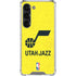 NBA Utah Jazz Yellow Texture Galaxy S23 Clear Case