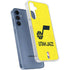 NBA Utah Jazz Yellow Texture Galaxy S24 Clear Case