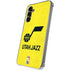 NBA Utah Jazz Yellow Texture Galaxy S24 Plus Clear Case
