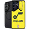 NBA Utah Jazz Yellow Texture Galaxy S25 Plus Kickstand Case