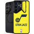 NBA Utah Jazz Yellow Texture Galaxy S25 Plus Kickstand Case