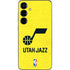 NBA Utah Jazz Yellow Texture Galaxy S25 Plus Skin