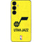 NBA Utah Jazz Yellow Texture Galaxy S25 Skin