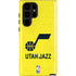 NBA Utah Jazz Yellow Texture Galaxy Cases
